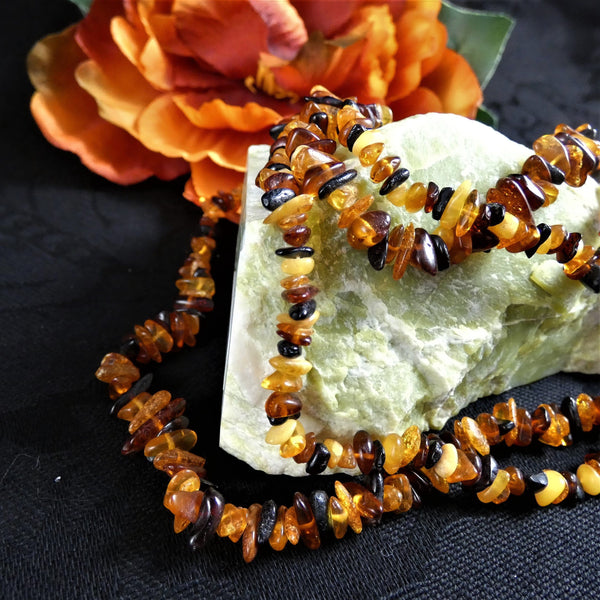 Baltic Amber Chip Necklace