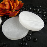 Small Selenite Clearing Plate