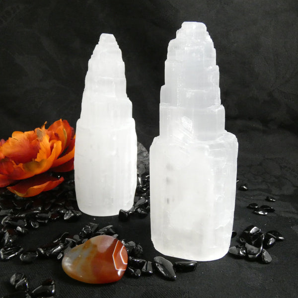 Selenite Tower (15 cm)