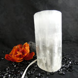 Selenite Cylinder Lamp (20 cm)