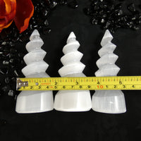 Selenite Spiral "Unicorn Horn"