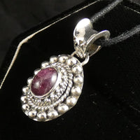 Star Ruby Sterling Silver Pendant