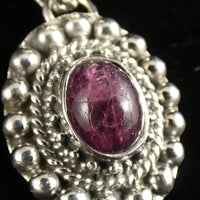 Star Ruby Sterling Silver Pendant