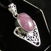 Ruby Sterling Silver Pendant
