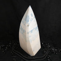 Scorzalite Lazulite Free-Form Polished Tower (091)
