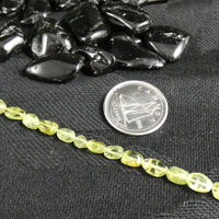 Peridot Flat Oval Beads (Various)