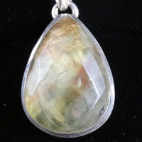 Prehnite in Sterling Silver Pendant