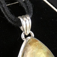 Prehnite in Sterling Silver Pendant