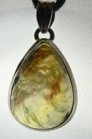 Prehnite in Sterling Silver Pendant