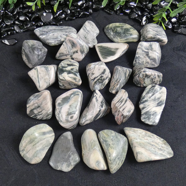 Green Jasper Tumble Stone, 20mm To 35mm at Rs 800/kg in Delhi