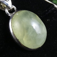 Prehnite in Sterling Silver Pendant (831)