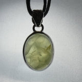 Prehnite in Sterling Silver Pendant (831)