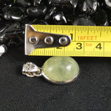 Prehnite in Sterling Silver Pendant (831)