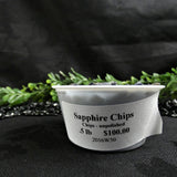 Rough Sapphire Tumbled Chips (½ lb)