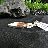 Rhodocrosite in Sterling Silver Pendant(various)