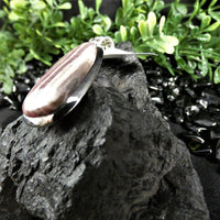 Rhodocrosite in Sterling Silver Pendant(various)