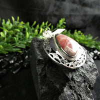 Rhodocrosite in Sterling Silver Pendant(various)