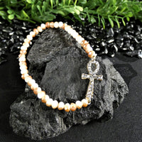 Ankh Crystal Bracelet