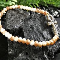 Ankh Crystal Bracelet