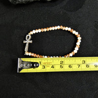 Ankh Crystal Bracelet