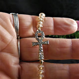 Ankh Crystal Bracelet