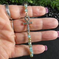 Ankh Crystal Bracelet