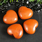 Red Jasper Polished Hearts