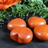 Red Jasper Polished Hearts