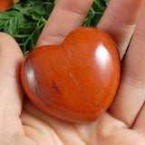 Red Jasper Polished Hearts