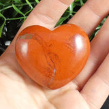 Red Jasper Polished Hearts