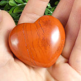 Red Jasper Polished Hearts