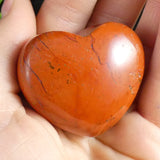 Red Jasper Polished Hearts