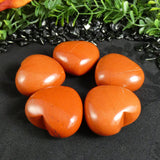 Red Jasper Polished Hearts