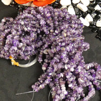 Crystal Amethyst Tumbled Chip Beads (various)