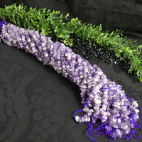 Chevron Amethyst Nugget Beads