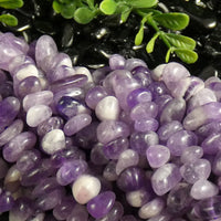 Chevron Amethyst Nugget Beads