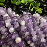 Chevron Amethyst Nugget Beads