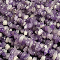 Chevron Amethyst Nugget Beads