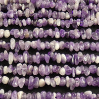 Chevron Amethyst Nugget Beads