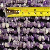 Chevron Amethyst Nugget Beads