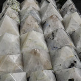 Rainbow Moonstone Pyramids (~16-22 g) (Singles, 5 & 10 Packs) (Various)