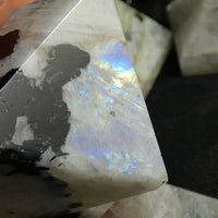 Rainbow Moonstone Pyramids