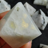 Rainbow Moonstone Pyramids