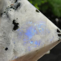 Rainbow Moonstone Pyramids