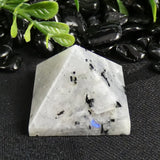 Rainbow Moonstone Pyramids