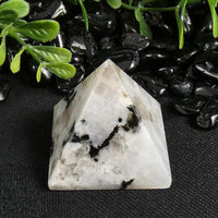 Rainbow Moonstone Pyramids