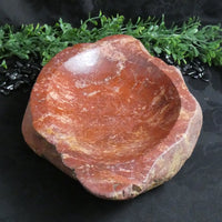 Red Jasper Replacing Petrified Wood Bowl