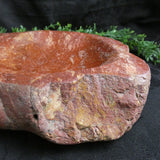 Red Jasper Replacing Petrified Wood Bowl