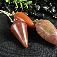 Red Jasper Pendulums