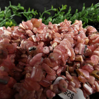 Rhodochrosite Chip Bead Strand